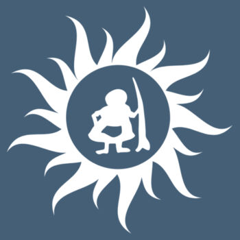 Tarot Sun T Shirt - White Print Design
