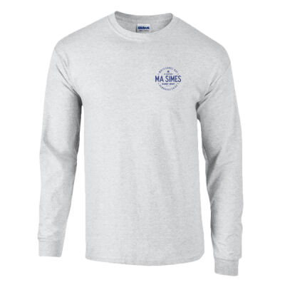 Roundel Long Sleeve T Shirt - Navy Print Thumbnail
