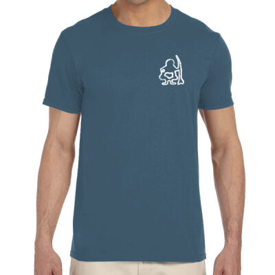 Circle T Shirt - White Print Thumbnail