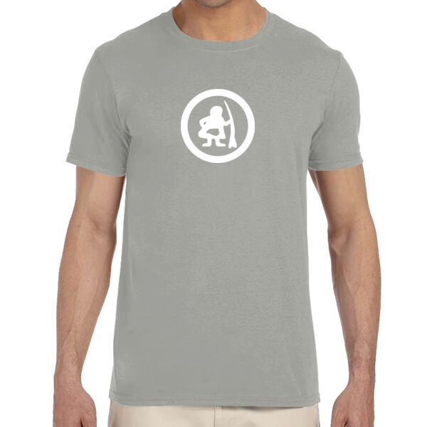 Basic Logo T Shirt - White Print  Thumbnail