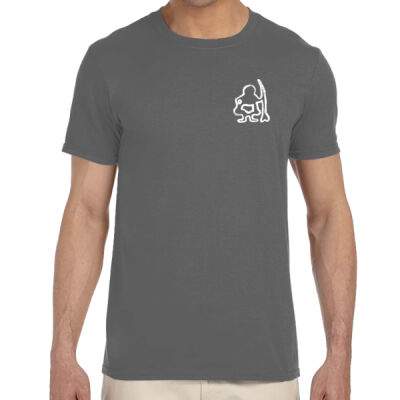 Identity T Shirt - White Print Thumbnail