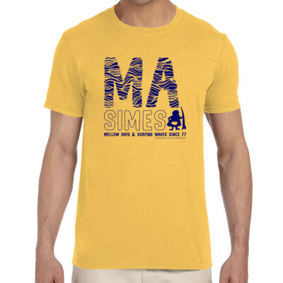 Mellow Days T Shirt - Navy Print Thumbnail