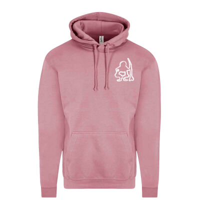 Circle Hoodie with White Print Thumbnail