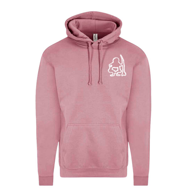 Circle Hoodie with White Print Thumbnail