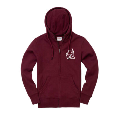 Identity - Ultra Premium Zip Hoody - White Print Thumbnail