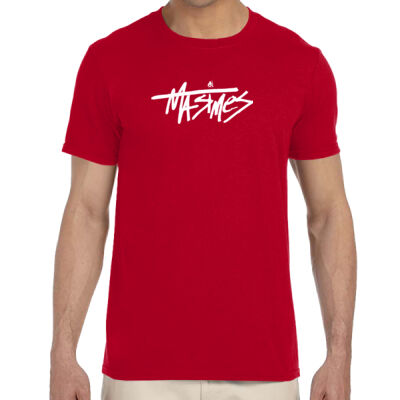 Text Logo T Shirt - White Print Thumbnail