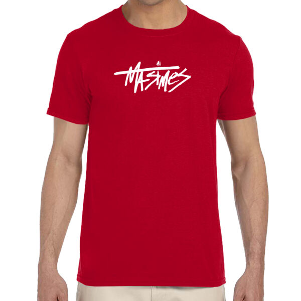 Text Logo T Shirt - White Print Thumbnail