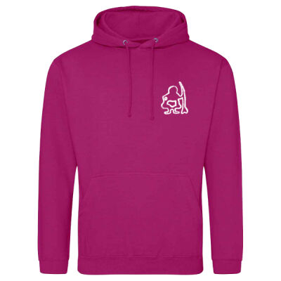 Identity Hoodie with White Print Thumbnail