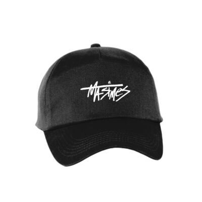 Basic 5 Panel Cap with Printed Script Logo  Thumbnail