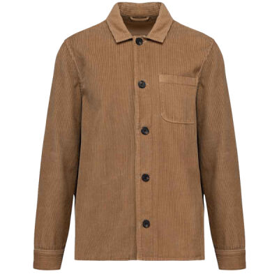 Corduroy Shacket with Hem Tab / Ma Print Inside Neck on Packet Thumbnail