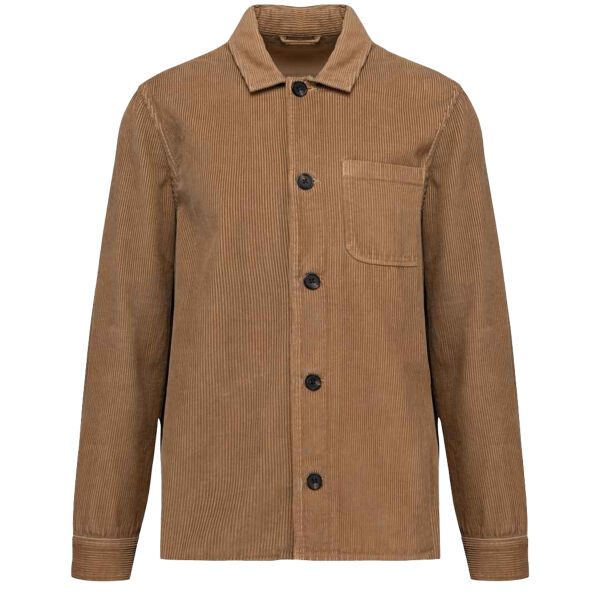 Corduroy Shacket with Hem Tab / Ma Print Inside Neck on Packet Thumbnail